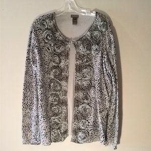Multiples sweater jacket